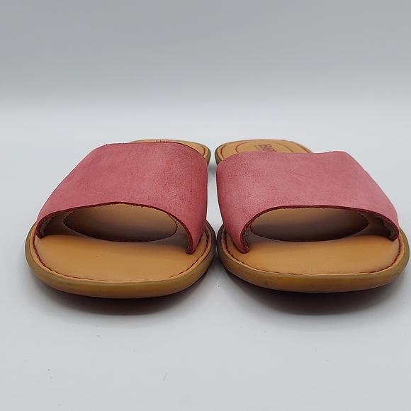 Born Women's Pink Suede Slide Sandals Women's Size 7 - Picture 4 of 11
